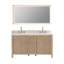 Meuble-lavabo double 60 po avec miroir Lala-1145625276
