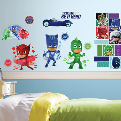 PJ Masks Entertainment Non-Wall Damaging Wall Decal