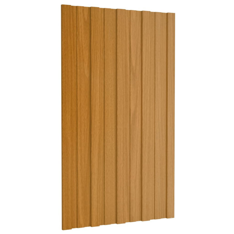 Panneaux de toit en acier galvanisé 12 pièces Vidaxl, 23,6 po x 17,7 po