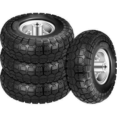 Non-Rubber Replacement Tires for Garden Utility Wagon Cart