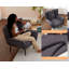 Ensemble de chaises à dossier haut 31,2 po Corduroy-93363949