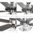 52'' Ceiling Fan with Light Kit-2121392565