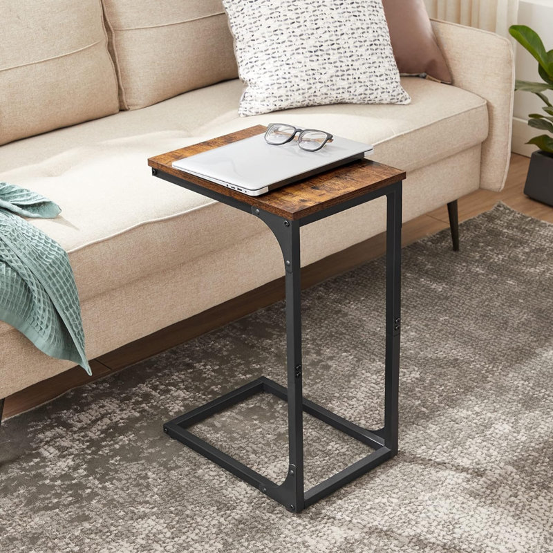 Abdyl 30cm W Steel Bedside Table