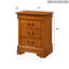 Table de chevet avec table de chevet 3 tiroirs Citronelle-41524245