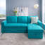 Canapé-lit modulaire réversible en forme de L, canapé-lit modulaire en velours avec méridienne de rangement et canapé-lit convertible-150750402-150750404