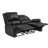 Jackson 59.4" Wide Modern And Upholstered Leather Manual Reclining Loveseat Sofa, 2-Seater Recliner Couch-1255423390