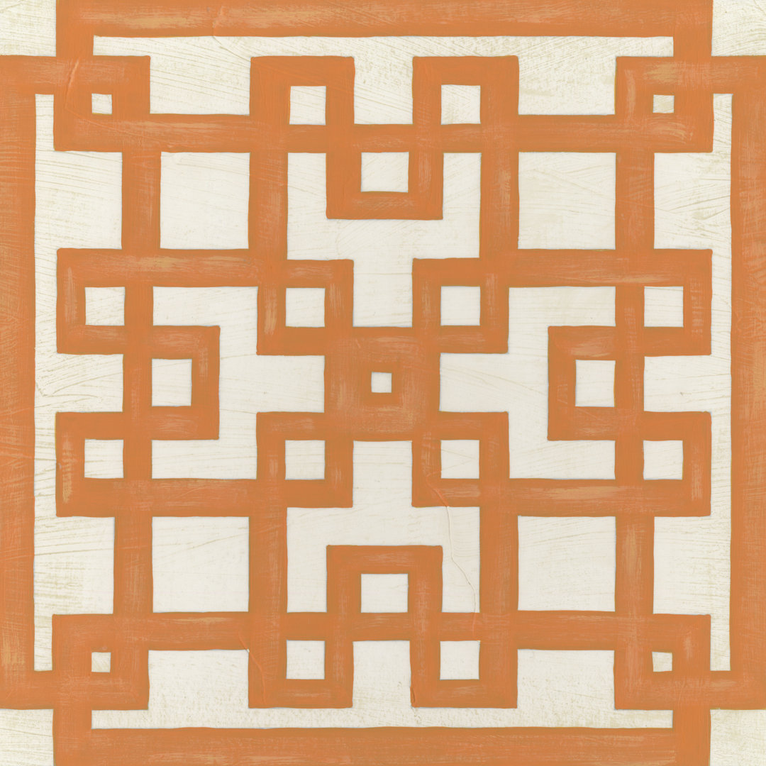 Maze Motif I by June Erica Vess - Wrapped Canvas Print