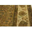 Tapis brun / beige en laine noué à la main de style oriental rectangulaire Ezekiel 6 pi 11 po x 9 pi 9 po