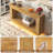 63 Inch Console Table With 6000-Colors Lighting, Long Narrow Sofa Table Behind Couch, Farmhouse Wooden Entryway Accent Table For Living Room, Hallway, Entryway, Foyer-157423446