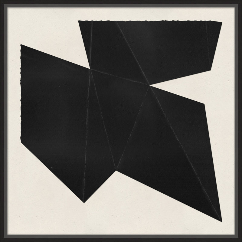 Origami, impression encadrée sur verre 6 pi