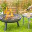 Harbour Housewares - Fire Pit BBQ Grill - 72.5cm