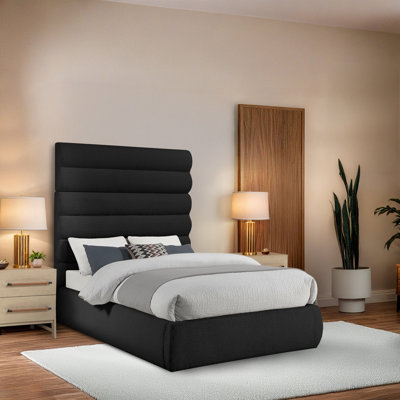 Adam Boucle Fabric Bed