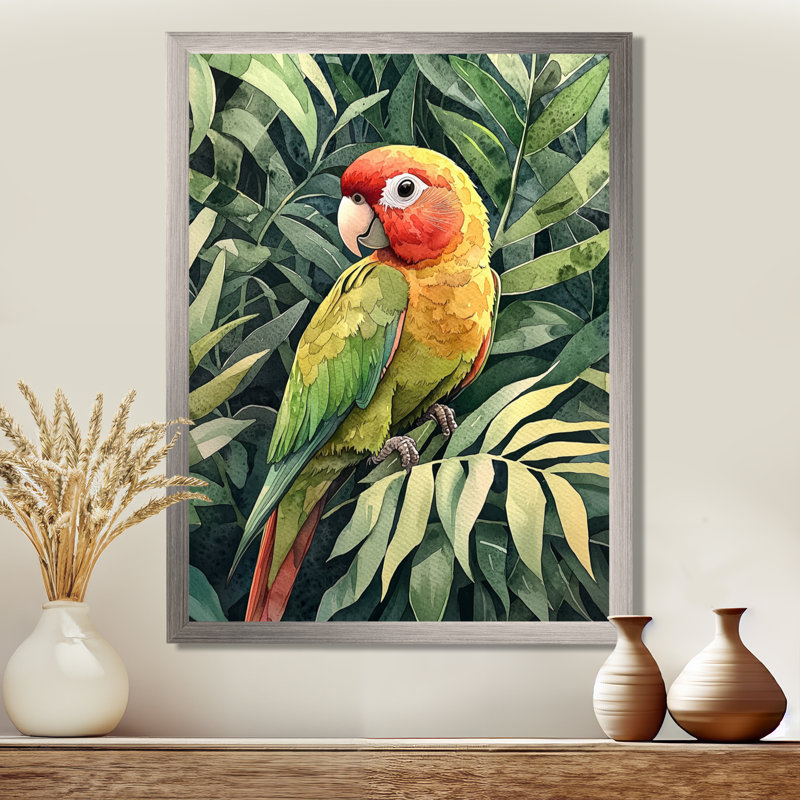 Corrice - Animals Wall Decor, 20" H x 12" W, Single Picture Framed Print, Silver