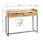 Console black-acacia 100x80x30 cm