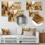 Modernist Expressions IV - Décoration murale moderne en métal Mid-Century-2088975930
