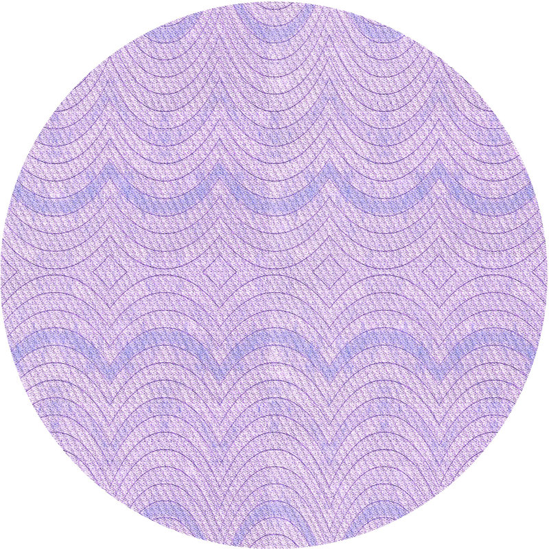 Abstract Indoor Rug, Round 3'