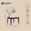 Chaise d'appoint de salle à manger en bois de hêtre Eloria-393169944