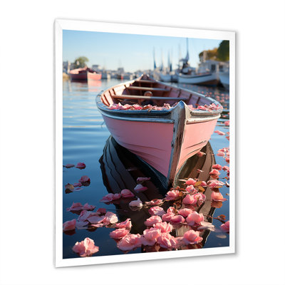 «Port Docked Memories - Nautical & Beach», reproduction d'art sur toile