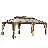 Hardtop Gazebo, Patio Gazebo, Outdoor Extra Large Size Gazebo with Galvanized Steel Roof(Pro series）-92600377