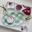 Red Hat Santa Beaded Coaster Set