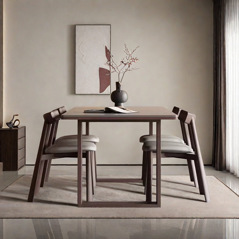 Ensemble de salle à manger rectangulaire moderne, H 29,5 po x L 62,9 po x l 31,4 po