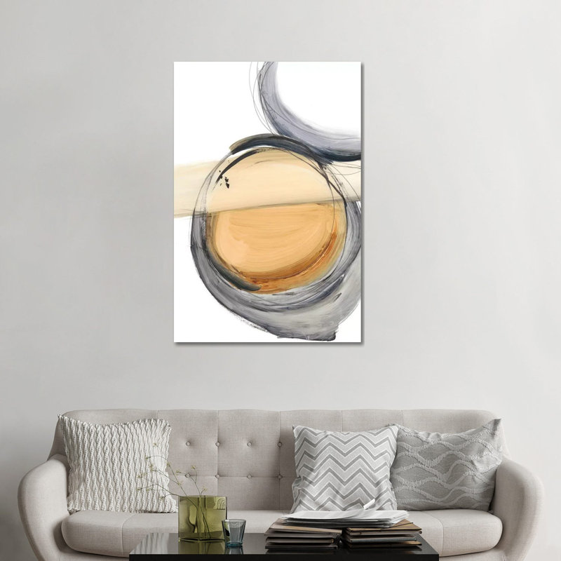 "Sienna & Slate III" par Ethan Harper, reproduction d’art, Pas de tapis, H 48 po x l 32 po x P 1,5 po, Toile tendue