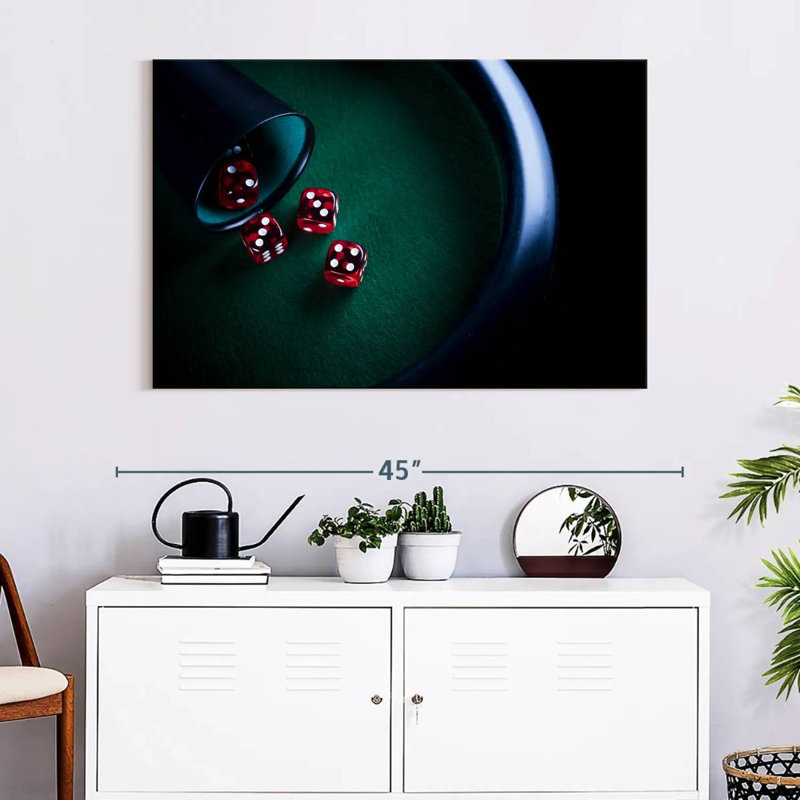 Senne Poker Dice, 26" H x 39" W