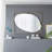 Iron Frame Vertical Oval Mirror