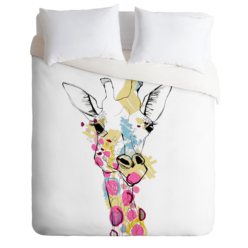 Housse de couette légère giraffe color Casey Rogers, Grand