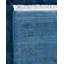 Tapis bleu nouvel âge 8 pi 2 po x 10 pi 4 po Dakera