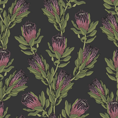 " Protea Vector Pattern "
