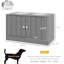 Bols à nourriture pour animaux 44L, gris