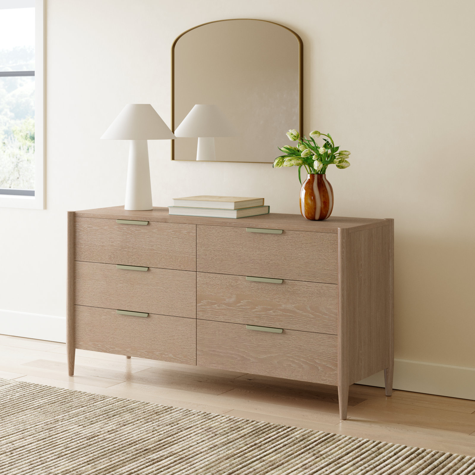 Reece 64" Dresser, Natural