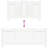 Radiator Cover Radiator Guard for Home Office Heater Cover White MDF 80.7" x 8.1" x 32.1"-70533519