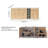 Japandi Kitchen Island with Storage and Seating Space,Island Table with Wine Rack (Without Bar Stools)-42246707
