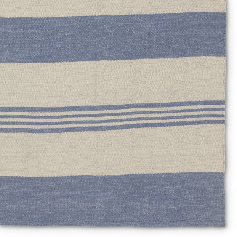 Quad Stripe Flatweave Dhurrie Striped Area Rug, Rectangle 5' x 8'