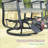Outdoor Glider Chair,Wicker Rattan Swivel Chair Set-561662778