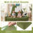 13 PCS Modular Kids Play Couch, Multifunctional Convertible Kids Sofa Furniture Dinosaur