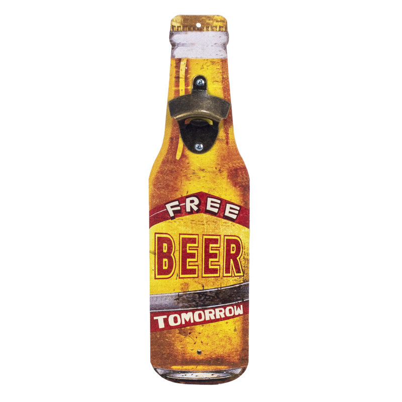 Bolyard Gold Brass Stainless Steel Bottle Opener