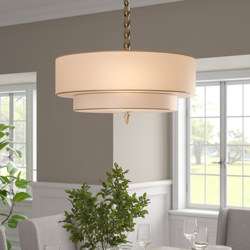 Stauffer 5 - Light Unique/Statement Pendant, Antique Brass