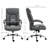 Akalpreet Home Office Chair Linen Fabric Computer Chair with Armrests Grey-751925610