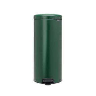 Home Zone Living 2.3 Gallon Small Trash Can, Round Wastebasket with Open Top, Serene Green, Virtuoso Collection, 2-Pack
