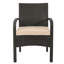 Chaise d'extérieur confortable: Kd avec coussins de patio exotiques avec support en fer