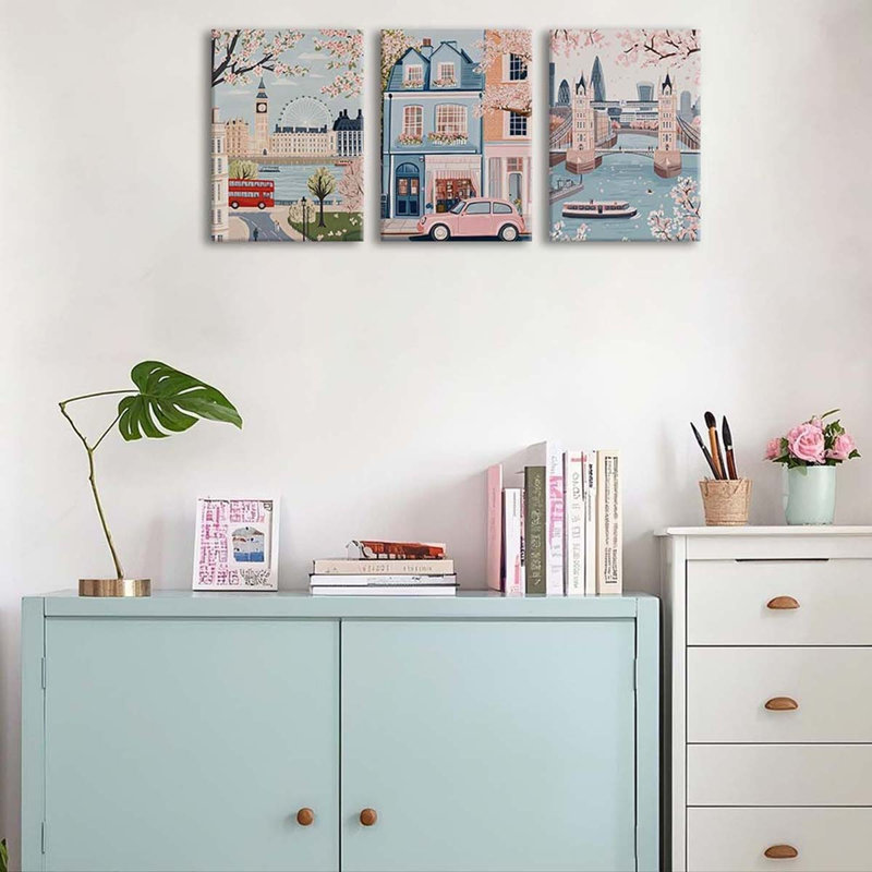 3 Piece Wrapped Canvas Print