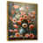 Toile avec cadre flottant or