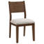 Chaise rembourrée en bois massif Canton-1891555150