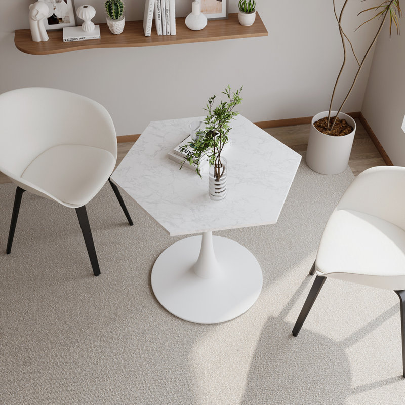 29" H Modern Hexagonal Coffee Table