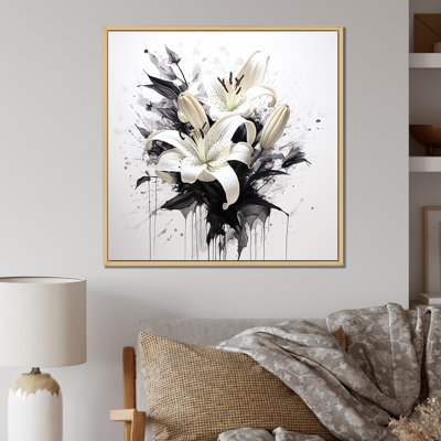 Blanc et bleu pur lis Charm II