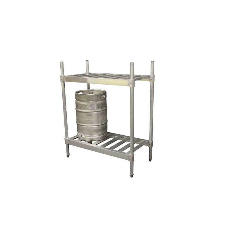 Rayonnage à 2 tablettes Bewrick, H 47,13 po à 48,63 po x l 36 po x l 39,75 po x p