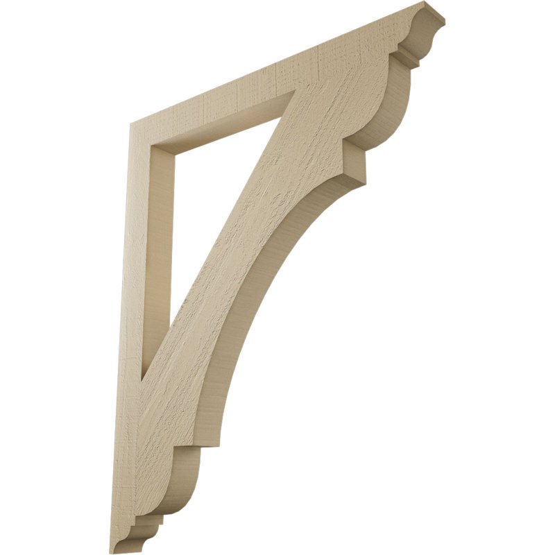 Support en bois de cèdre brut olympique Traditional, H 44 po x l 3,5 po x P 36 po